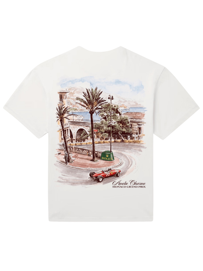 AMÉLIE CHARME Monaco Grand Prix T-Shirt White