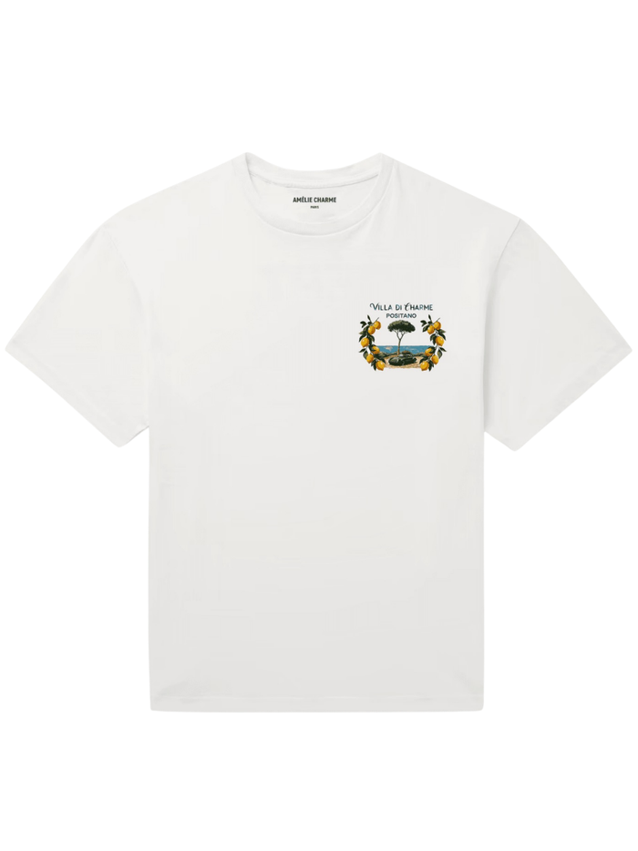 AMÉLIE CHARME Positano Villa di Charme T-Shirt White