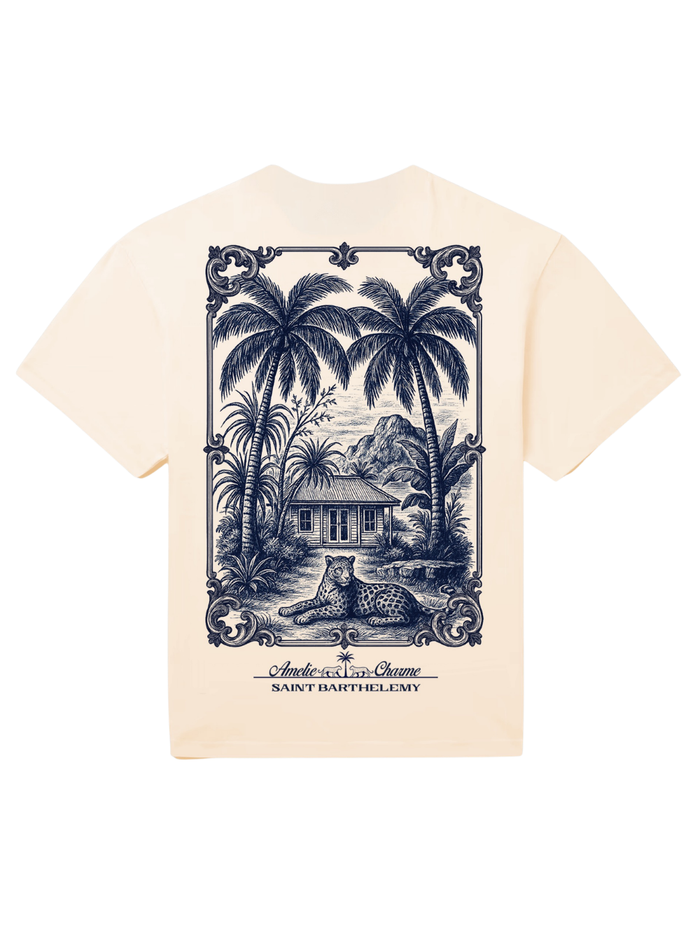 AMÉLIE CHARME Saint Barthélemy T-Shirt Beige
