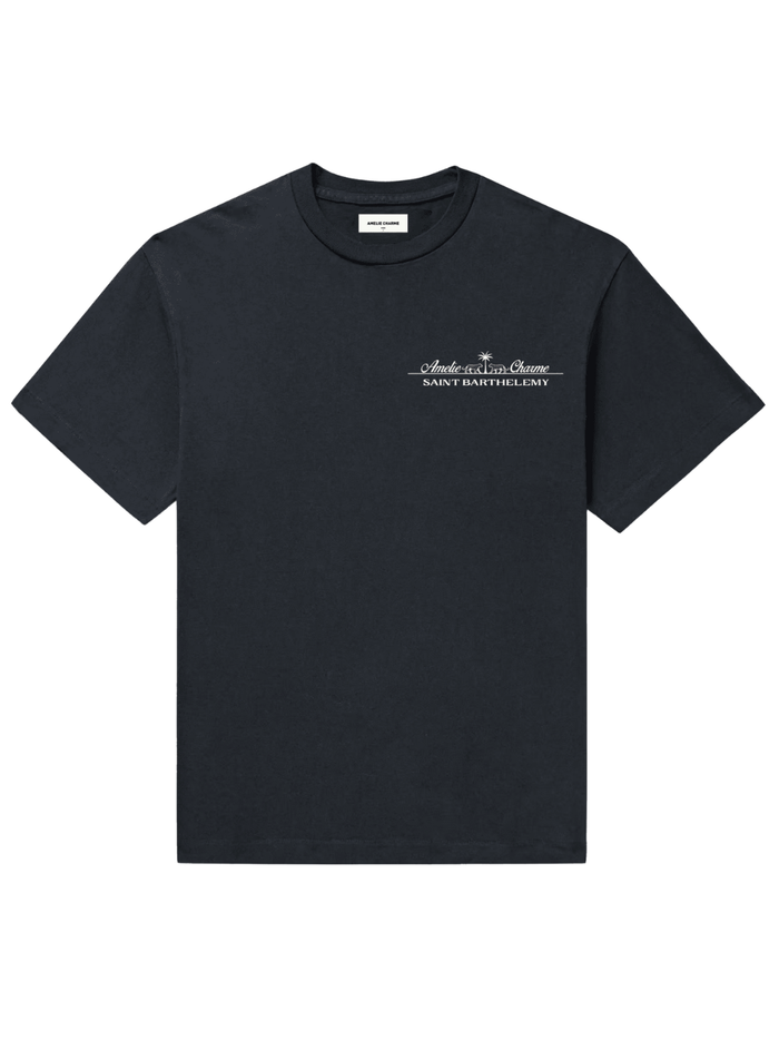 AMÉLIE CHARME Saint Barthélemy T-Shirt Black