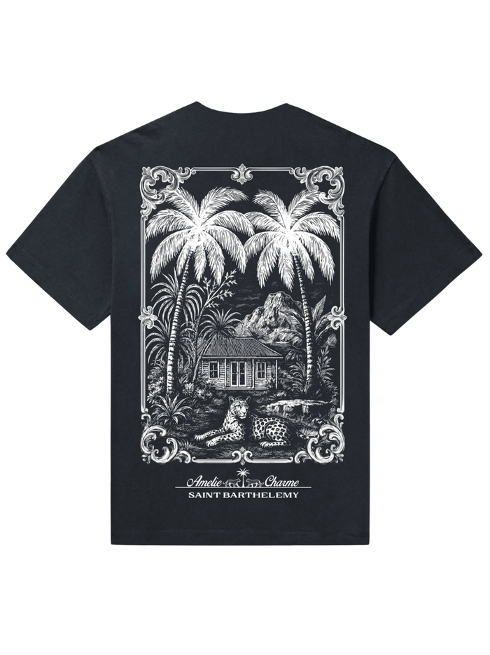 AMÉLIE CHARME Saint Barthélemy T-Shirt Black