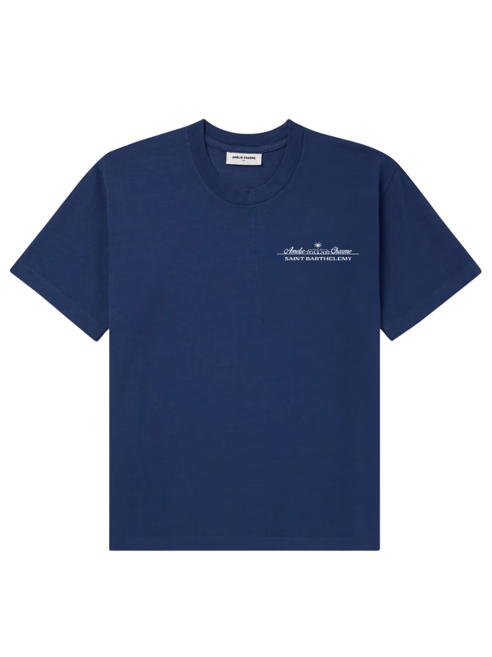 AMÉLIE CHARME Saint Barthélemy T-Shirt Navy