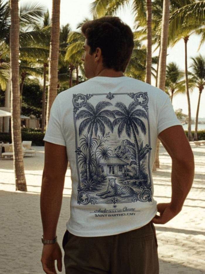 AMÉLIE CHARME Saint Barthélemy T-Shirt White
