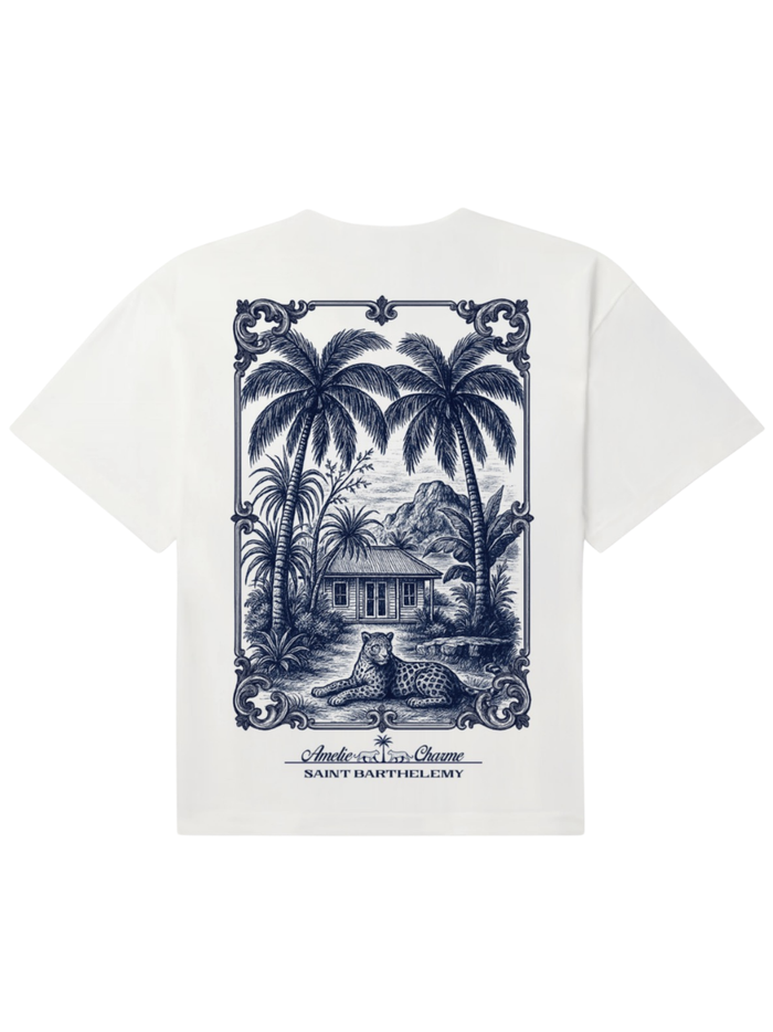 AMÉLIE CHARME Saint Barthélemy T-Shirt White