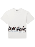 AMÉLIE CHARME Snow Polo T-Shirt White