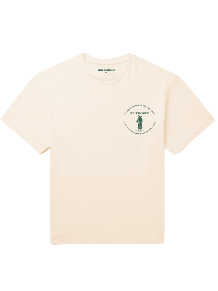 AMÉLIE CHARME St Tropez T-Shirt Beige