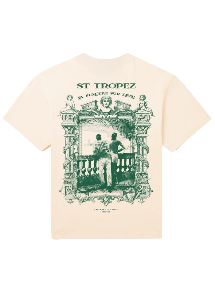 AMÉLIE CHARME St Tropez T-Shirt Beige