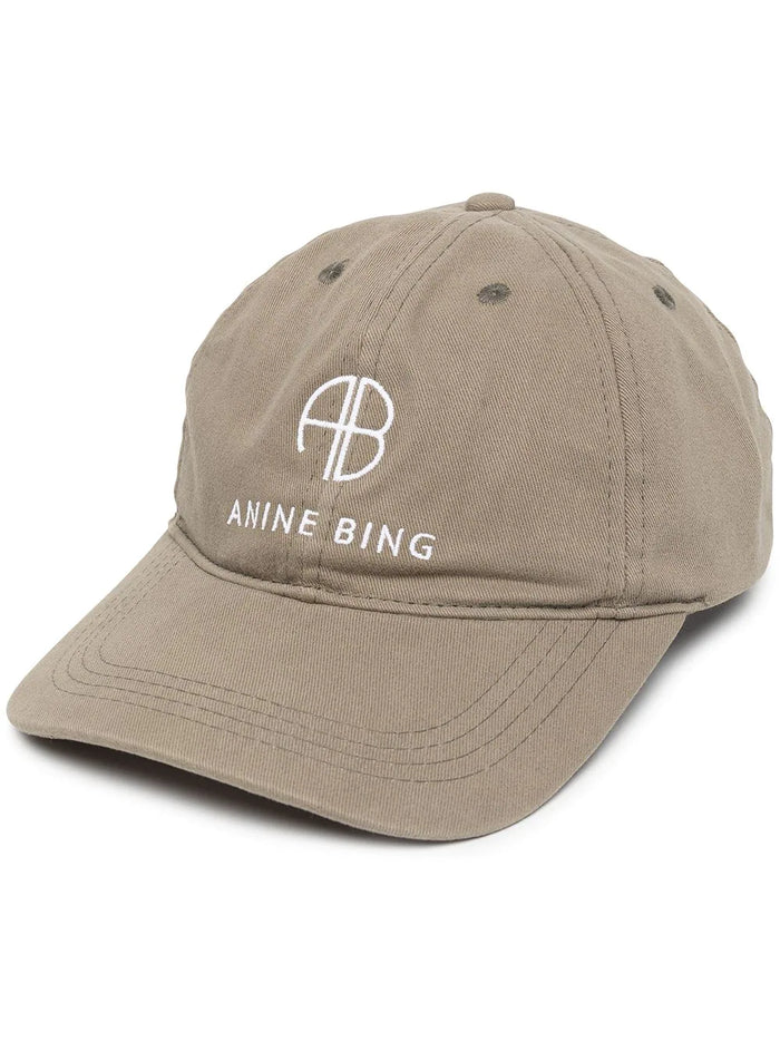 ANINE BING WOMEN Jeremy Baseball Cap Green - MAISONDEFASHION.COM