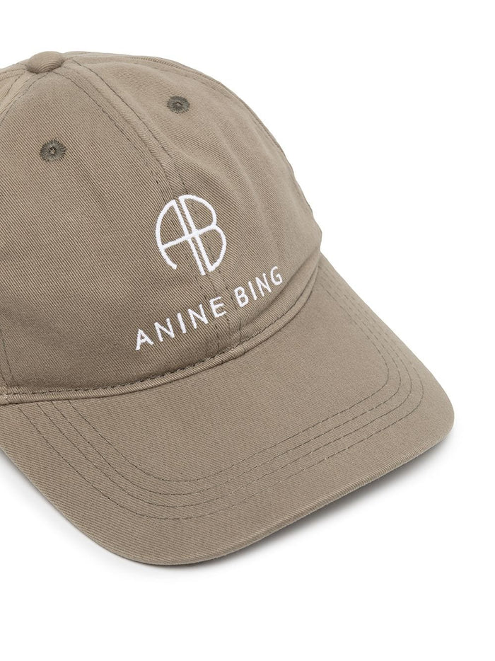 ANINE BING WOMEN Jeremy Baseball Cap Green - MAISONDEFASHION.COM