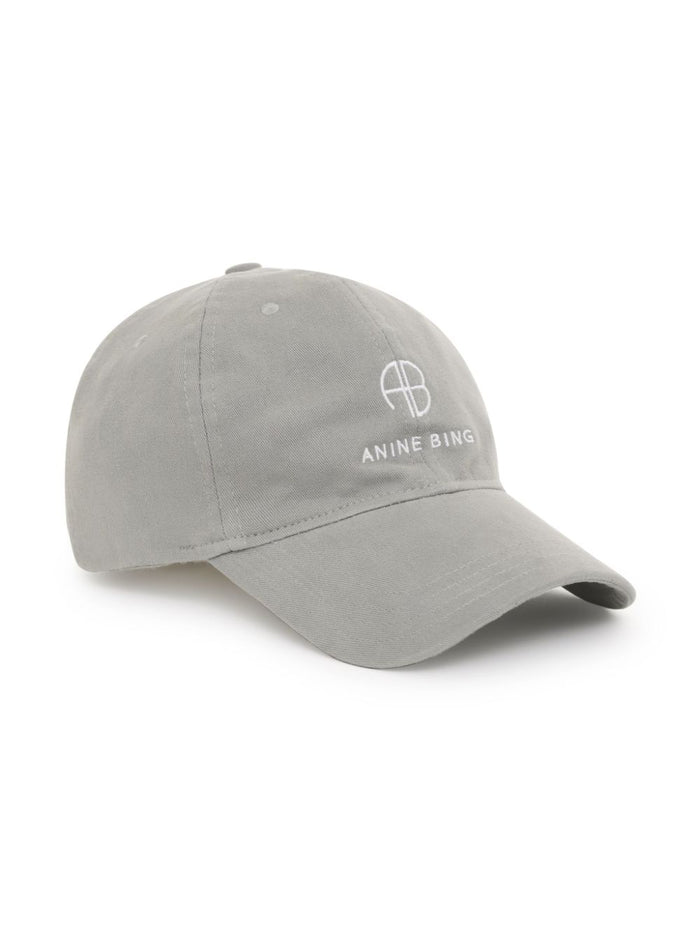 ANINE BING WOMEN Jeremy Baseball Cap Grey - MAISONDEFASHION.COM