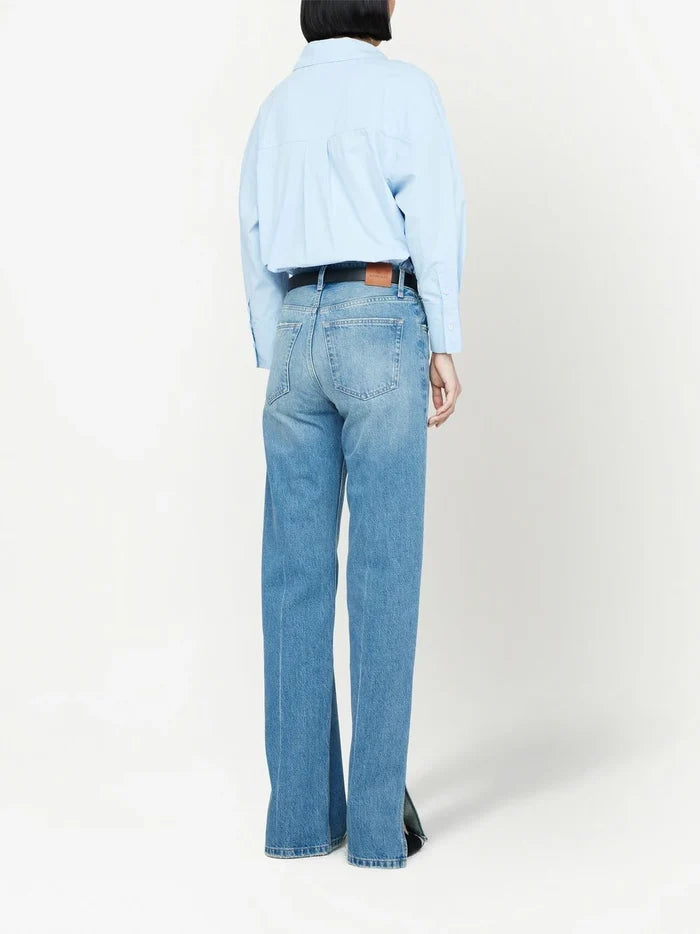 ANINE BING WOMEN Roy Jean Nordic Blue - MAISONDEFASHION.COM