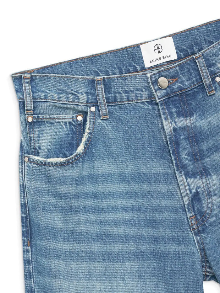 ANINE BING WOMEN Roy Jean Nordic Blue - MAISONDEFASHION.COM