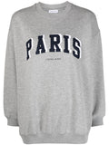 ANINE BING WOMEN Tyler Sweatshirt Heather Grey - MAISONDEFASHION.COM