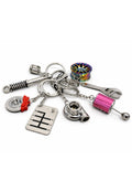 ANTI SOCIAL SOCIAL CLUB Car Part Keychain 8 in 1 Multi - MAISONDEFASHION.COM