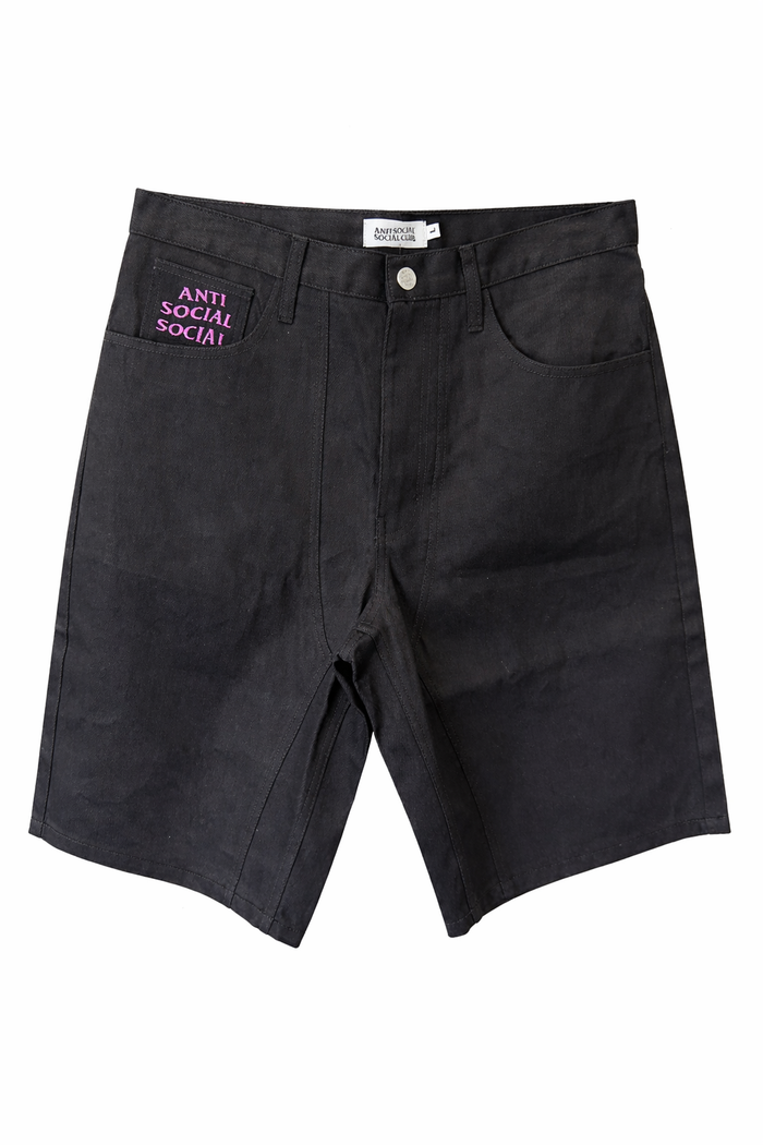 ANTI SOCIAL SOCIAL CLUB Chainstick Carpenter Shorts Black - MAISONDEFASHION.COM