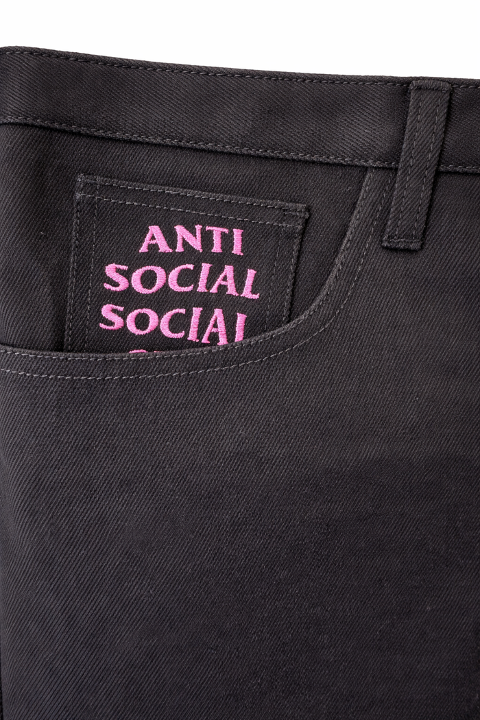 ANTI SOCIAL SOCIAL CLUB Chainstick Carpenter Shorts Black - MAISONDEFASHION.COM