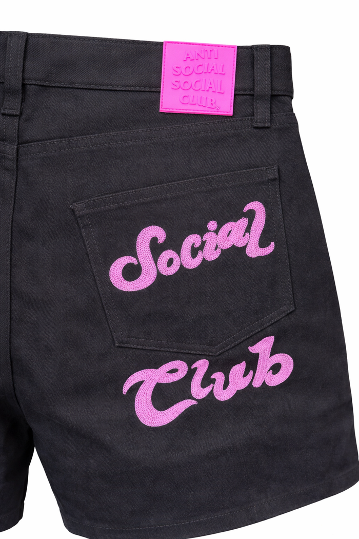 ANTI SOCIAL SOCIAL CLUB Chainstick Carpenter Shorts Black - MAISONDEFASHION.COM