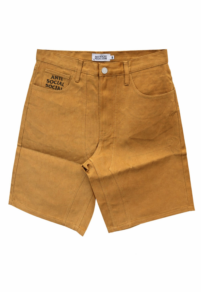 ANTI SOCIAL SOCIAL CLUB Chainstick Carpenter Shorts Tan - MAISONDEFASHION.COM