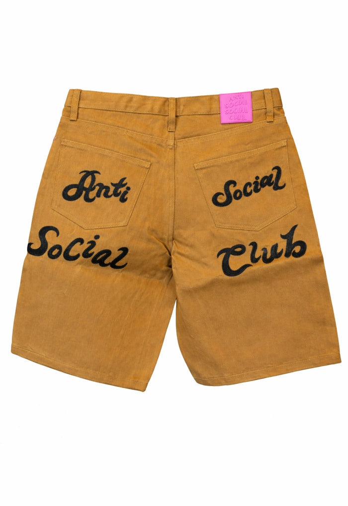ANTI SOCIAL SOCIAL CLUB Chainstick Carpenter Shorts Tan - MAISONDEFASHION.COM