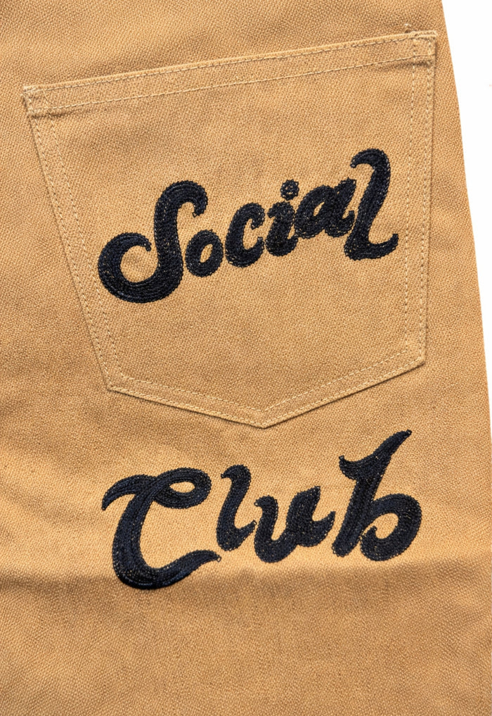 ANTI SOCIAL SOCIAL CLUB Chainstick Carpenter Shorts Tan - MAISONDEFASHION.COM