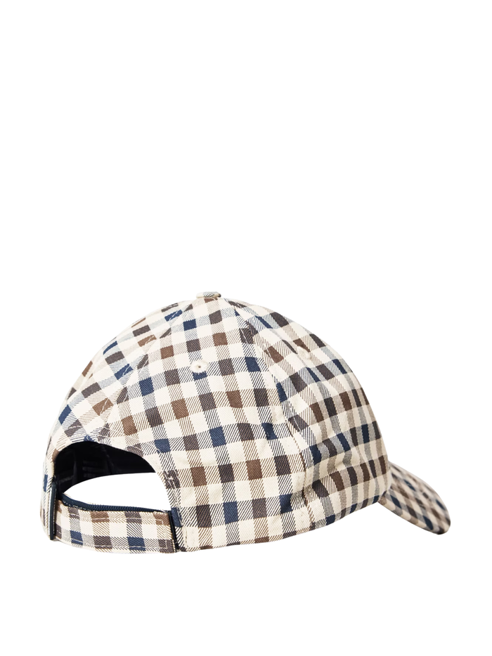 AQUASCUTUM Logo Check Cap Club Check