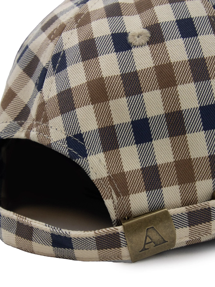 AQUASCUTUM Merino Baseball Cap Club Check