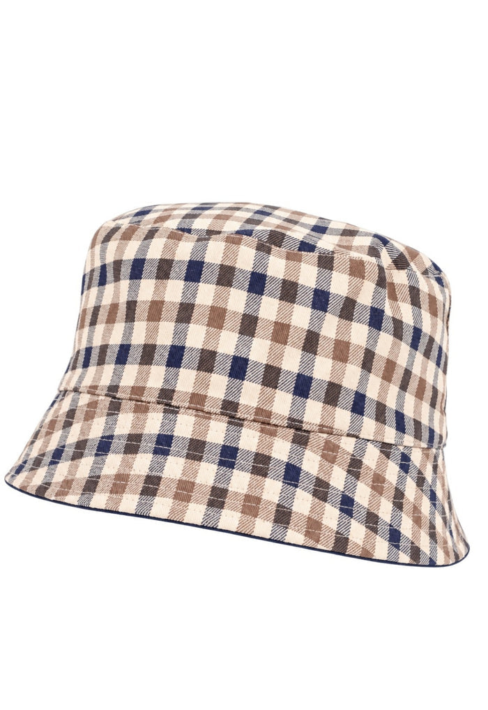 AQUASCUTUM Reversible Bucket Hat Navy