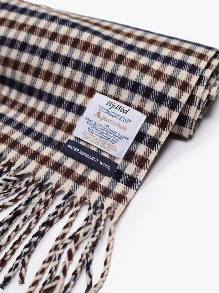 AQUASCUTUM Wool Iconic Scarf Club Check