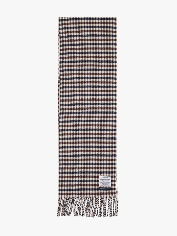 AQUASCUTUM Wool Iconic Scarf Club Check