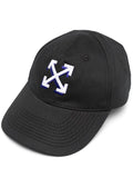 OFF-WHITE Arrow Baseball Cap Black/White/Blue - MAISONDEFASHION.COM