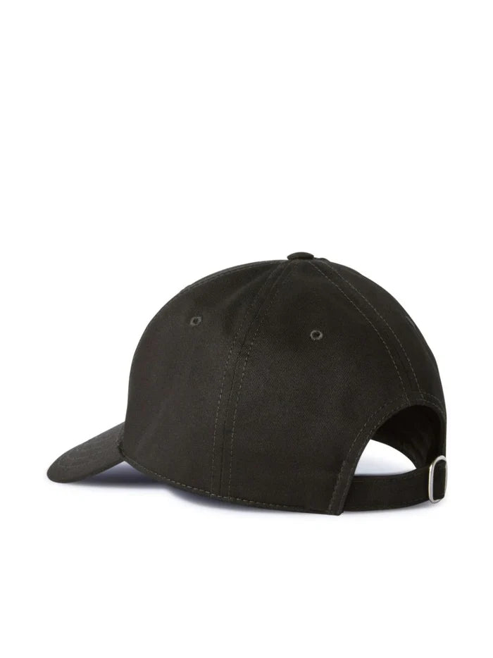 OFF-WHITE MEN Arrow Drill Baseball Cap Black/White - MAISONDEFASHION.COM