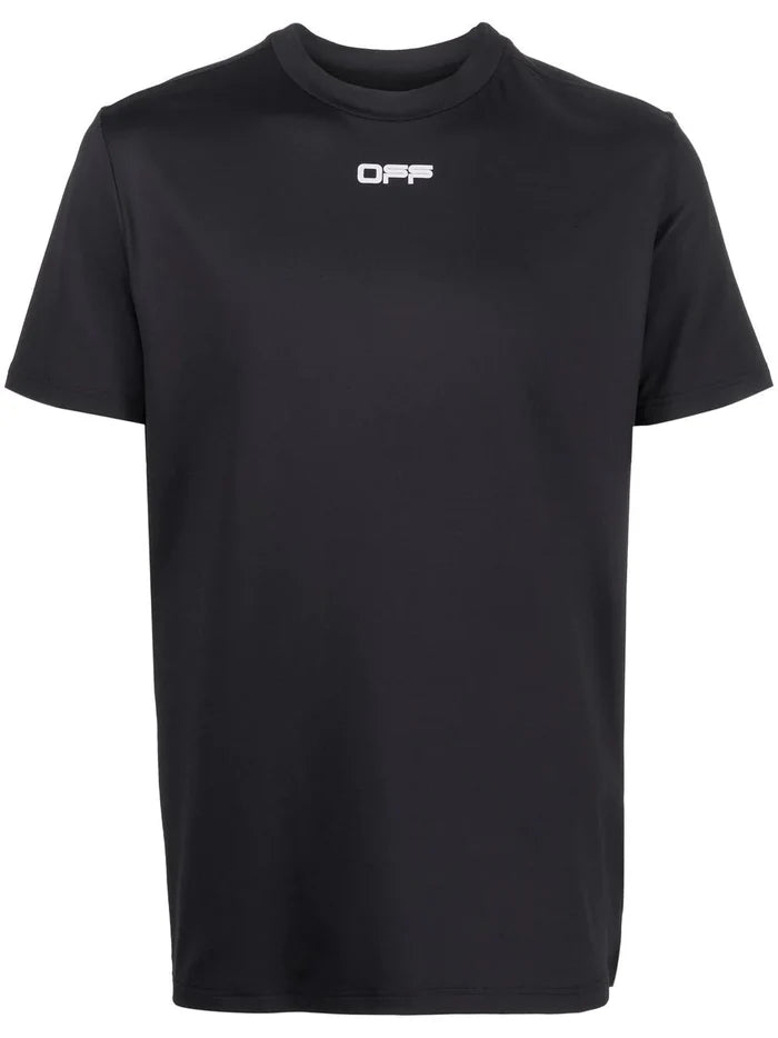 OFF-WHITE Arrow Outline S/S Sport Tee Black/White - MAISONDEFASHION.COM