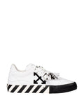 OFF-WHITE Arrow vulcanised low-top sneakers White/Black - MAISONDEFASHION.COM