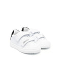 VERSACE BABY Boys Logo-print Touch-strap Sneakers White - MAISONDEFASHION.COM