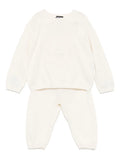 VERSACE BABY Girls Medusa Embroidery Gift Set Ivory - MAISONDEFASHION.COM