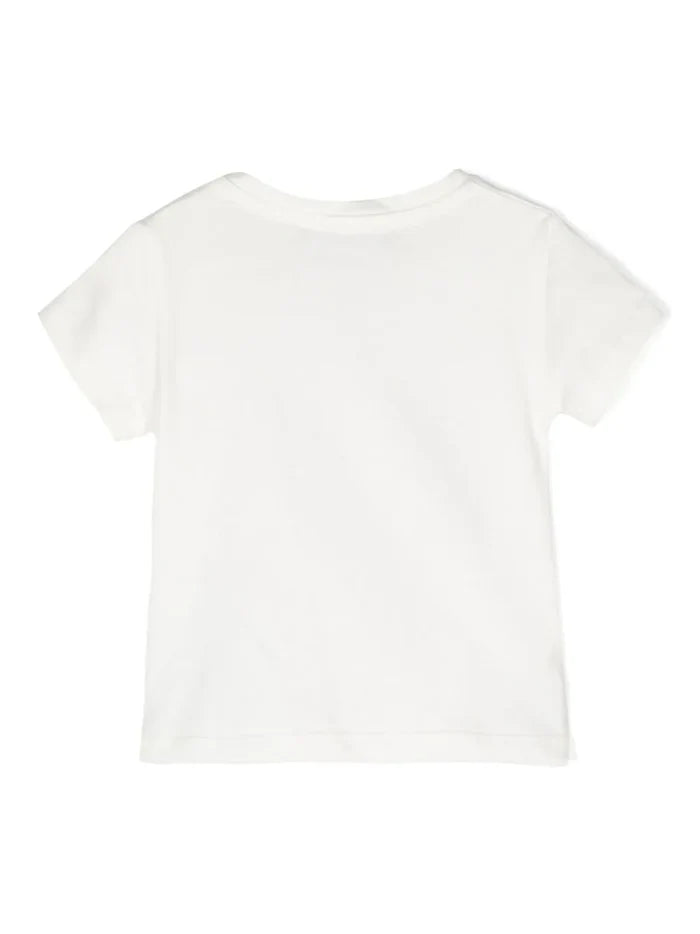 VERSACE BABY Girls Medusa-print Cotton T-shirt White/Multicolour - MAISONDEFASHION.COM