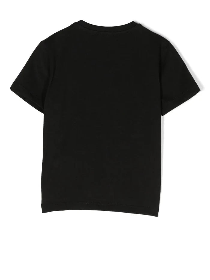 VERSACE BABY Medusa Cup T-shirt Black - MAISONDEFASHION.COM