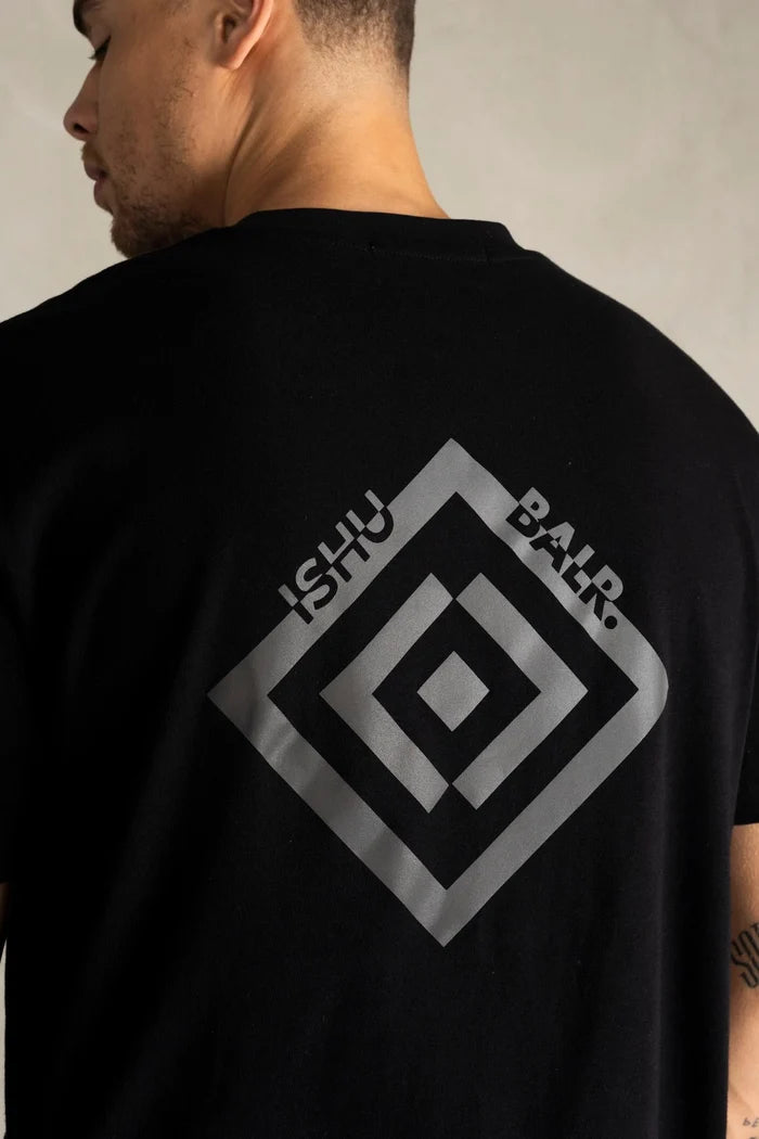 BALR X ISHU Joey Box T-shirt black - MAISONDEFASHION.COM