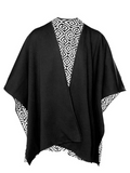 BALR X ISHU Reversible Poncho black - MAISONDEFASHION.COM