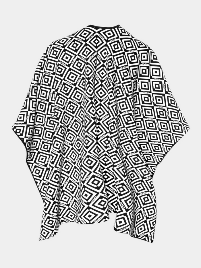 BALR X ISHU Reversible Poncho black - MAISONDEFASHION.COM