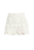 BARDOT WOMEN Amyra High Waisted Shorts Ivory - MAISONDEFASHION.COM