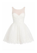 BARDOT WOMEN Hilda Hoop Mini Dress Ivory - MAISONDEFASHION.COM