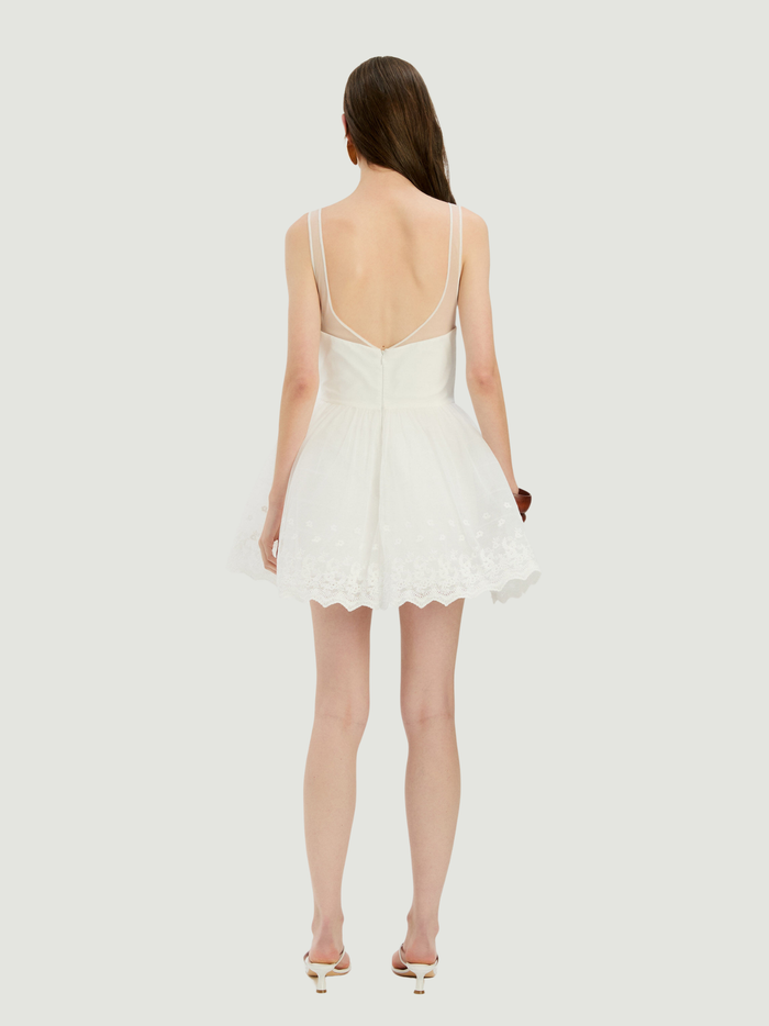 BARDOT WOMEN Hilda Hoop Mini Dress Ivory - MAISONDEFASHION.COM