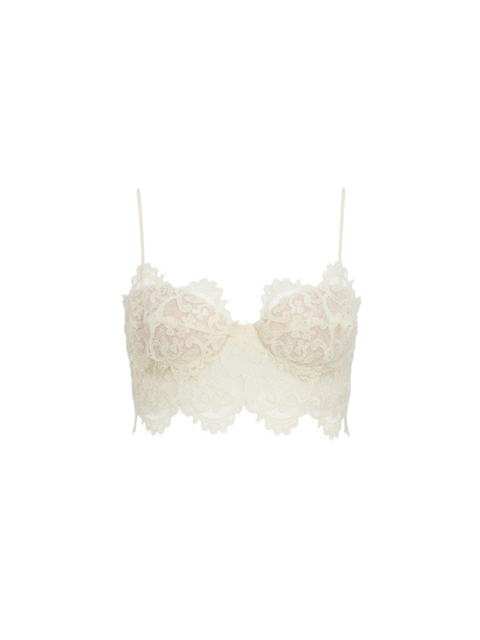 BARDOT WOMEN Linella Lace Bralette Ivory - MAISONDEFASHION.COM