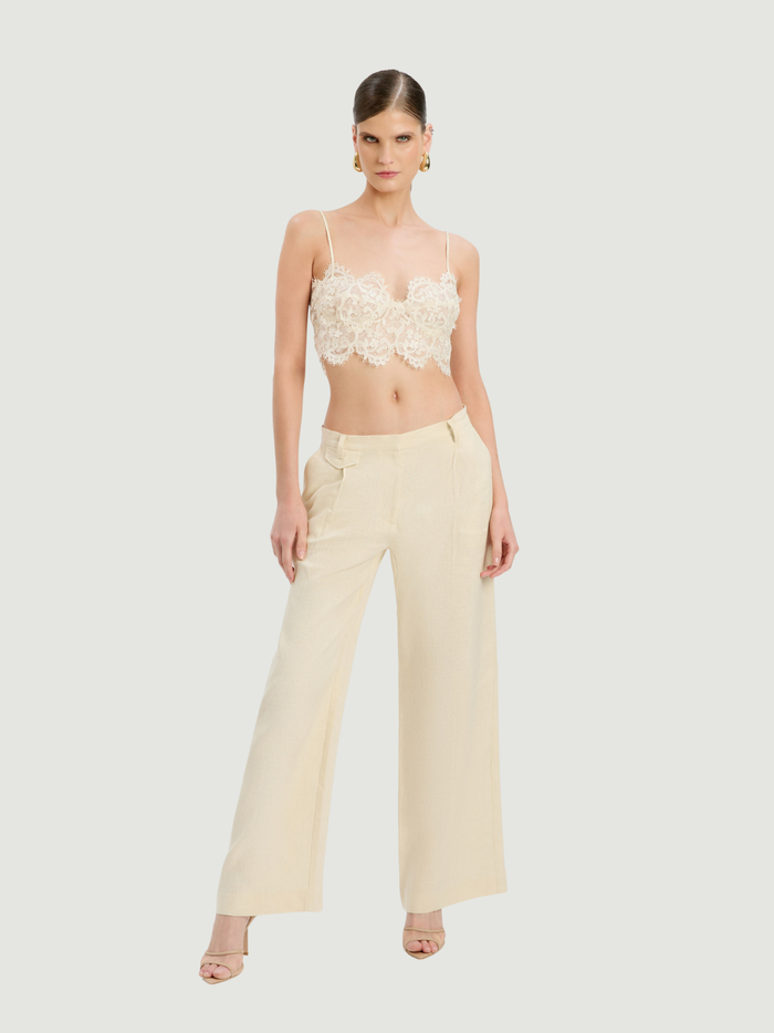 BARDOT WOMEN Linella Lace Bralette Ivory - MAISONDEFASHION.COM