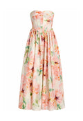 BARDOT WOMEN Lola Corset Midi Dress Pink Floral - MAISONDEFASHION.COM