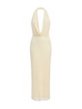 BARDOT WOMEN Nola Sequin Cowl Maxi Dress Buttercup - MAISONDEFASHION.COM