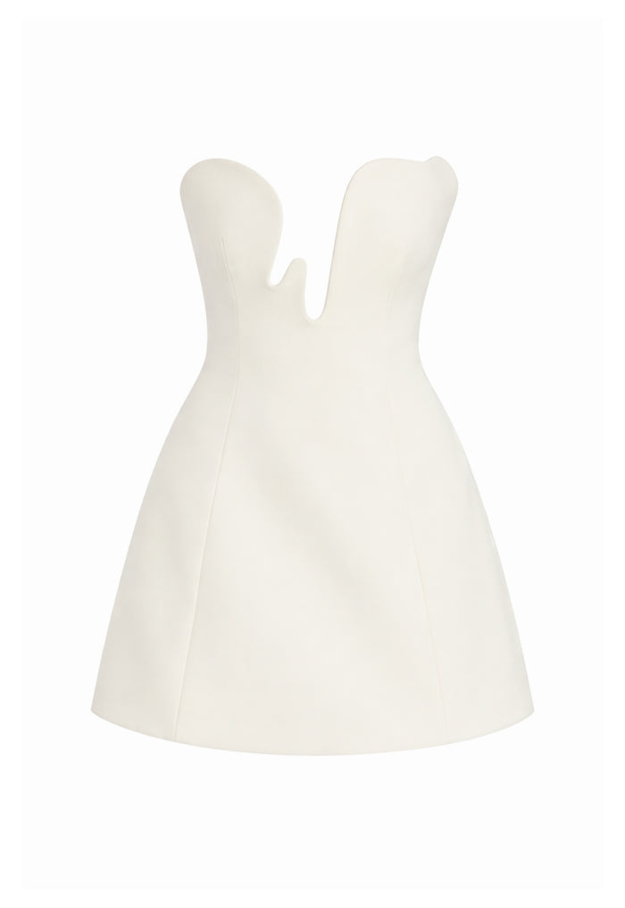 BARDOT WOMEN Rosalyn Hourglass Mini Dress Orchid White - MAISONDEFASHION.COM