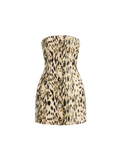BARDOT WOMEN Strapless Florine Hourglass Mini Dress Chocolate - MAISONDEFASHION.COM