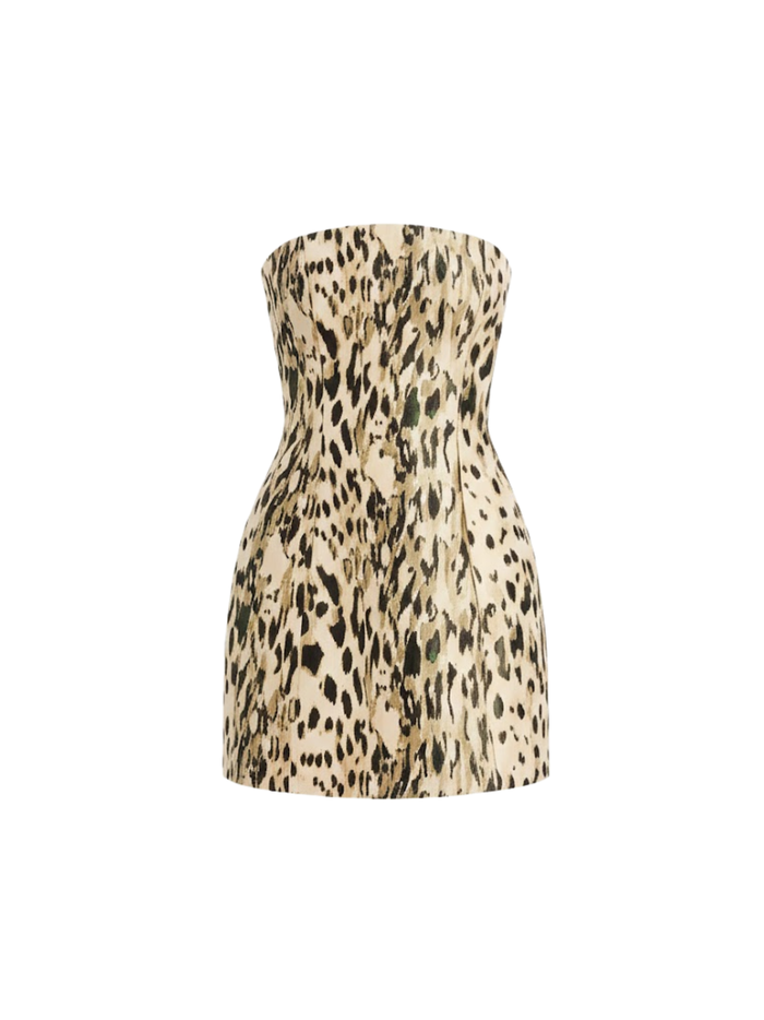 BARDOT WOMEN Strapless Florine Hourglass Mini Dress Chocolate - MAISONDEFASHION.COM